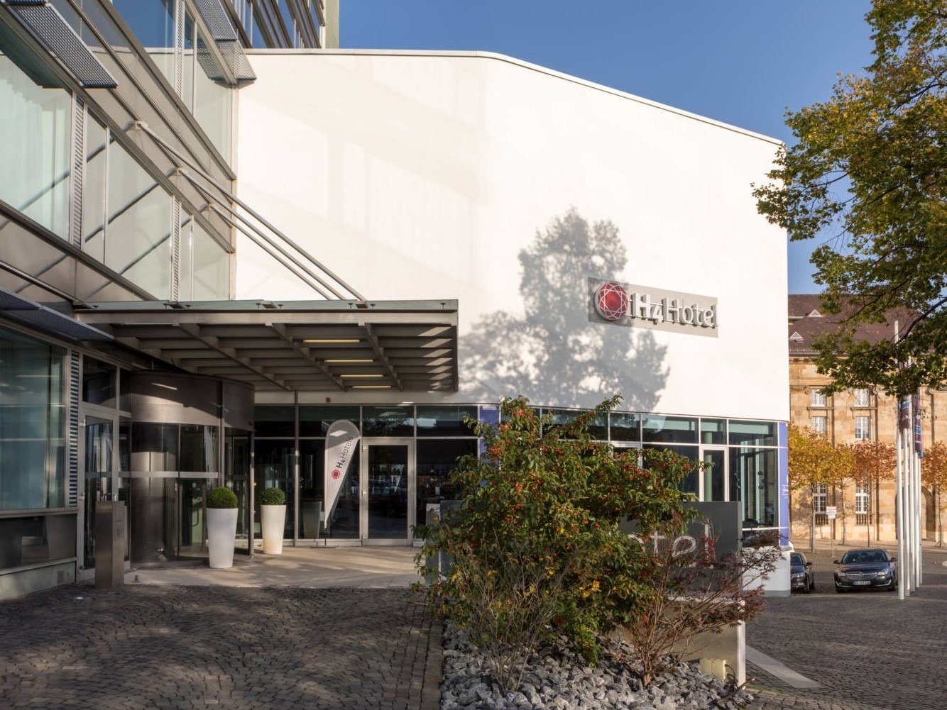 Blick auf H4 Hotel Kassel