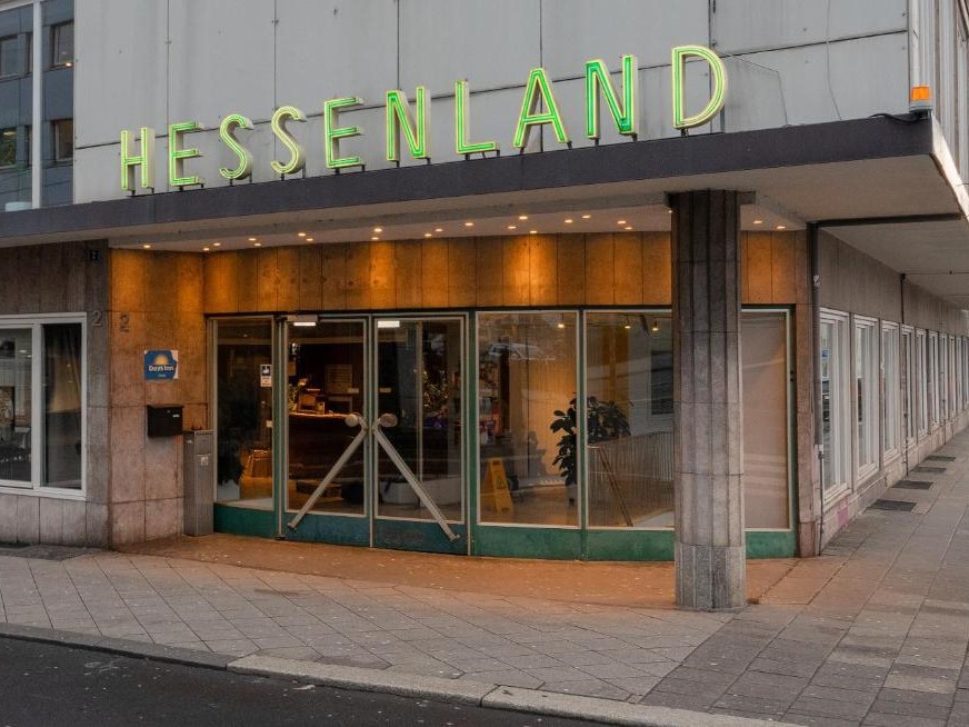 Eingang Hotel Hessenland Kassel