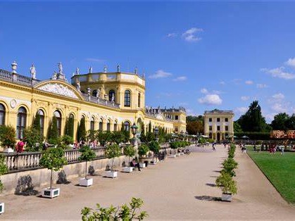 Blick auf die Orangerie in Kassel
