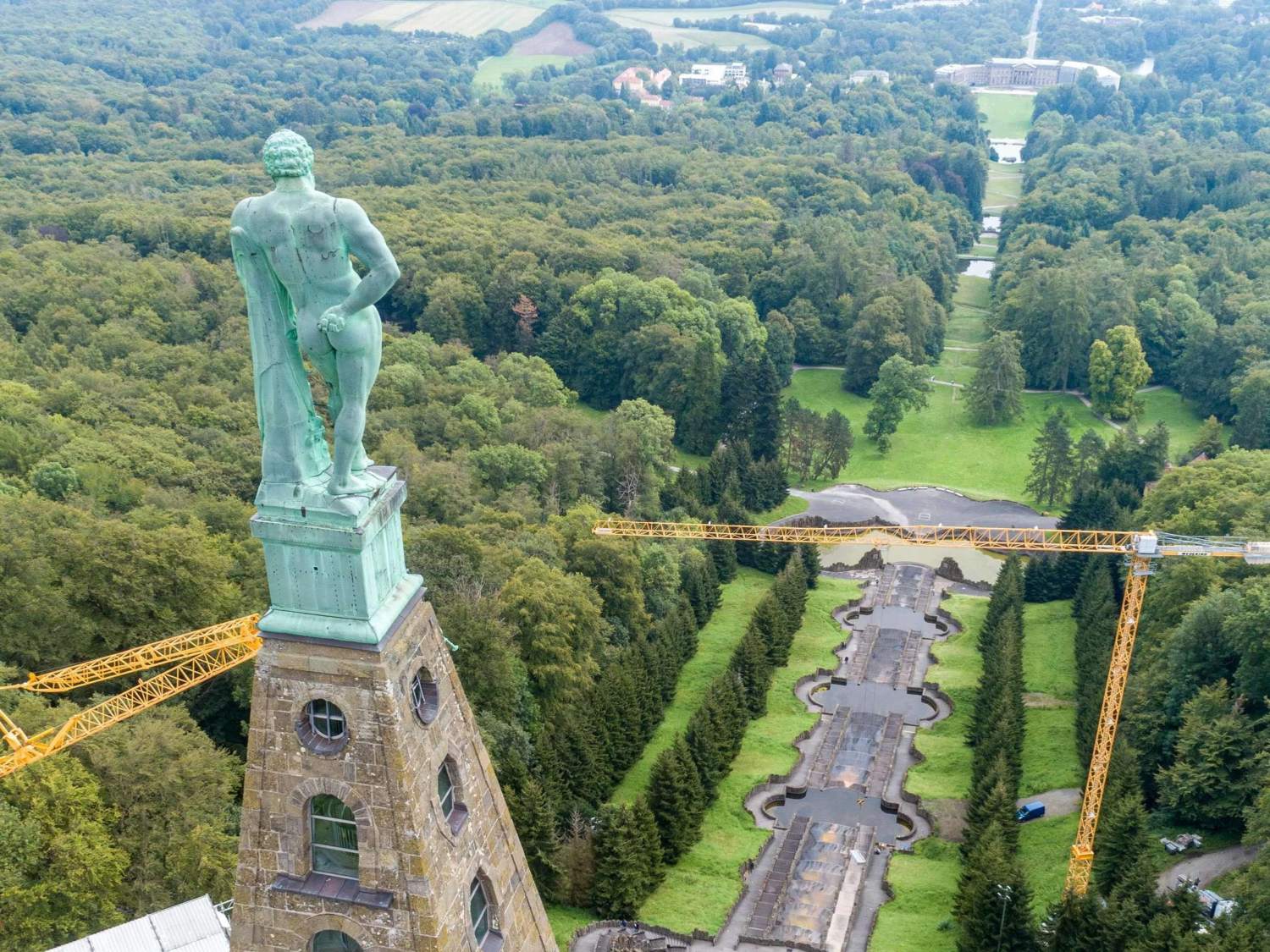 Blick vom Herkules auf Kassel