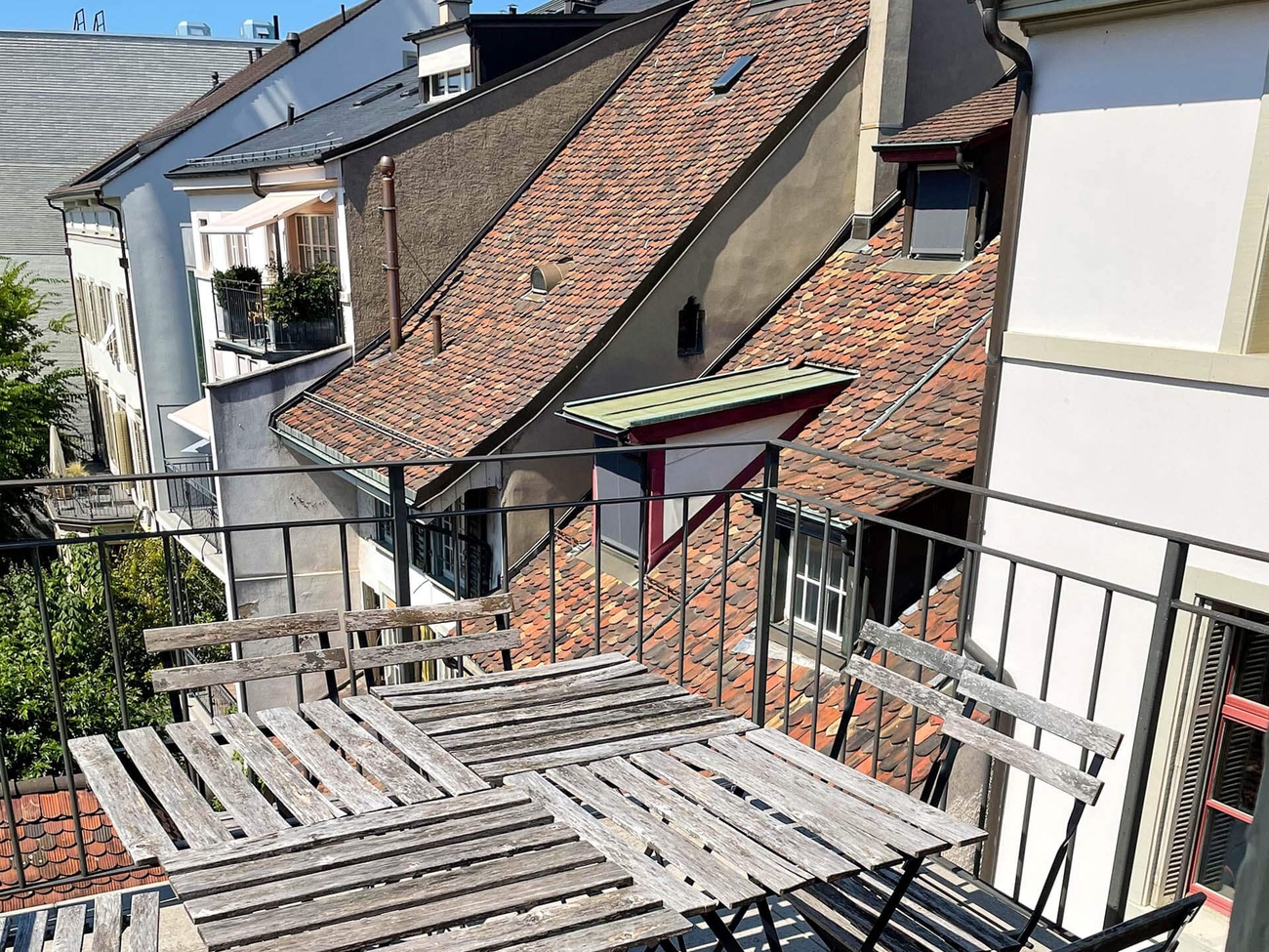 Basel: Für gesellige Zusammenkünfte auf dem Balkon 