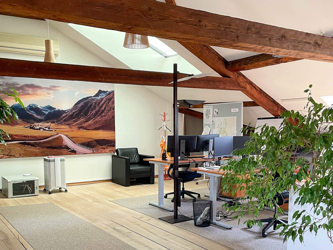 Basel: Unser Dachgeschoss mit Loft-Charakter