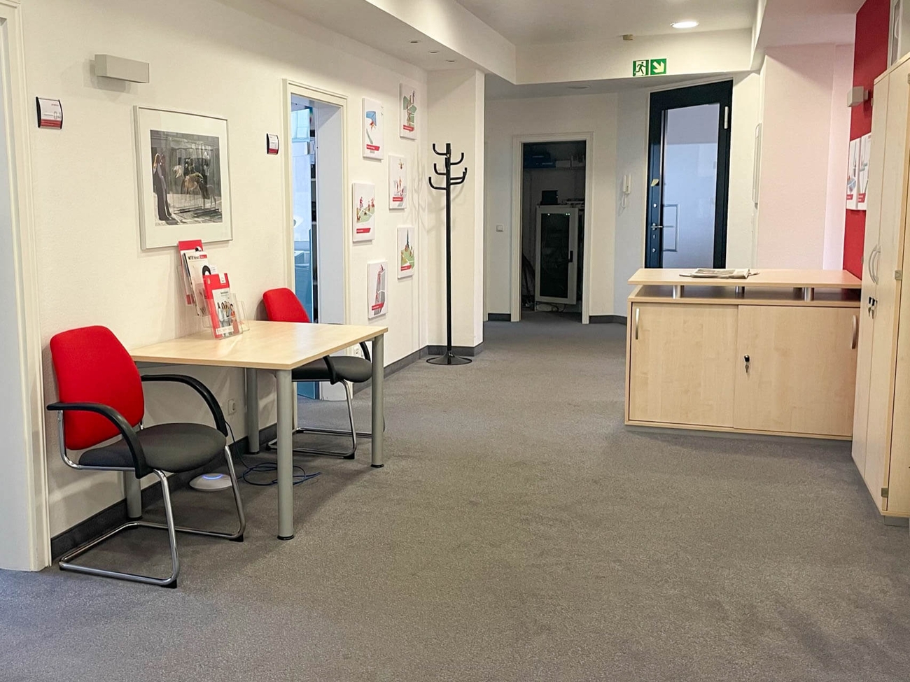 Bremen: Flur im Bremer Büro