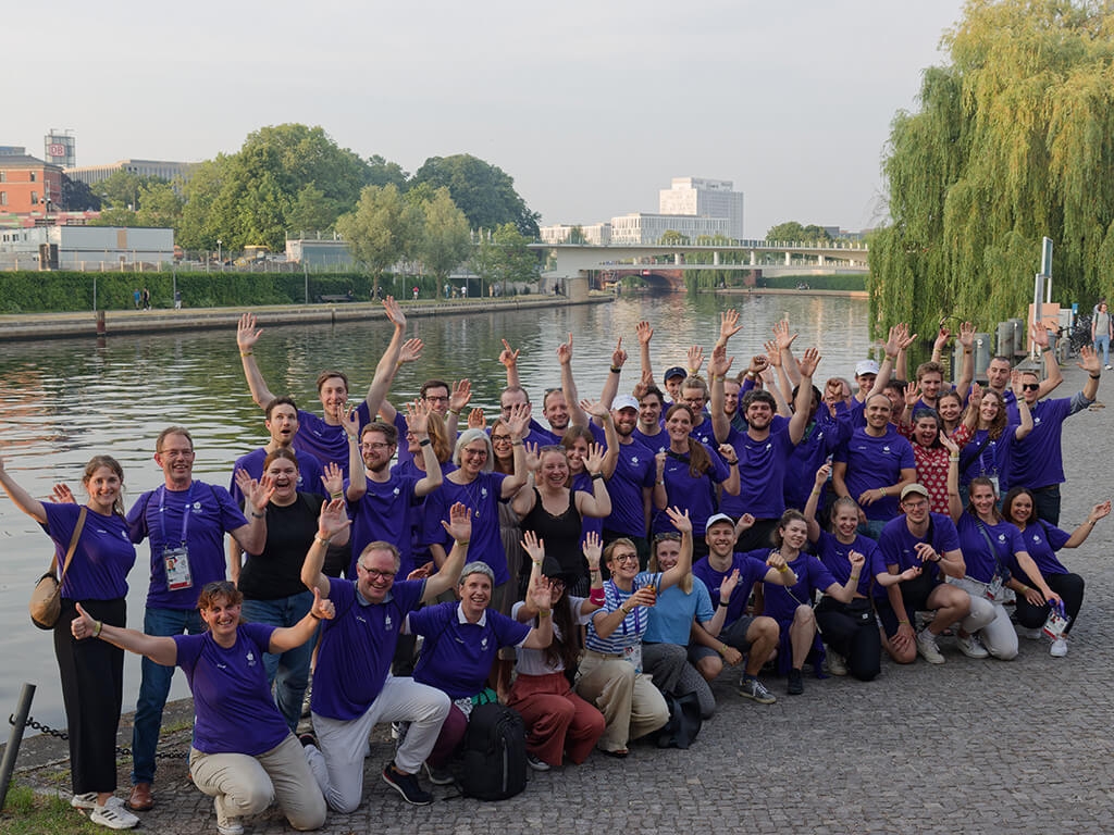 Teamfoto bei den Special Olympics