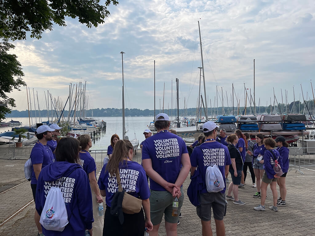 Volunteers bei den Special Olympics 2023