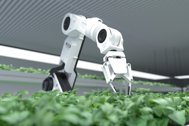 Konzept eines Landwirtschaftsroboters