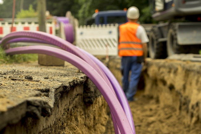 Konstruktion aus Fiberglas-Netzwerk