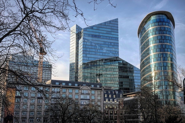 Die Skyline vom Brüsseler EU-Viertel