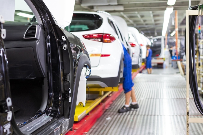 Autos in der Werkstatt