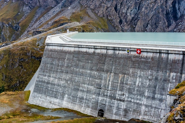 Wasserkraftwerk in der Schweiz