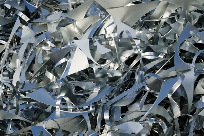 Ein Berg voll Aluminium