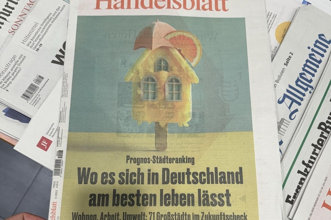 Städteranking 2024: Wo es sich Zukunft am besten leben lässt - Handelsblatt