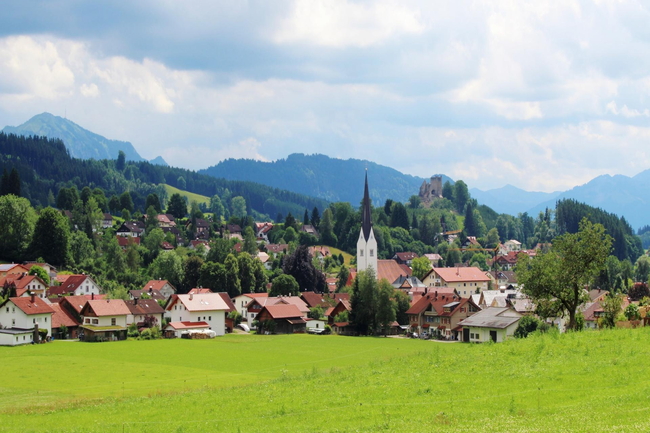 Dorf im Allgäu