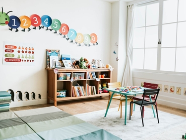 EIn Zimmer imr Kindergarten 