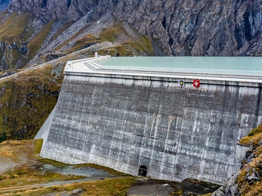 Wasserkraftwerk in der Schweiz