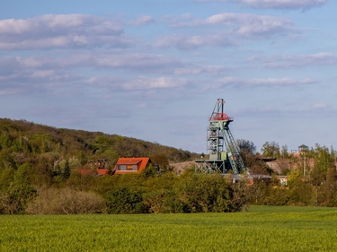 Bergbaumuseum in Sangerhausen, Stadtteil Wettelrode, im Harz
