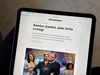 Ein IPad zeigt einen Gastbeitrag von Christian Böllhoff auf WirtschaftsWoche Online 