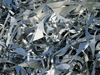 Reste von Aluminium auf einem Haufen 