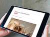 Broschüre zum Zukunftsatlas 2022 auf einem Tablet