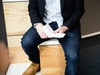 Person wird interviewt