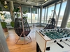 Hamburg: Loungebereich mit Panoramasicht