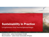 Titelbild Sustainability in Practice