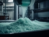 Eine Maschine die biologisch abbaubaren Kunststoff herstellt