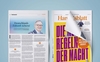Abbildung des Artikels & Handelsblatt-Cover