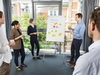 Teammeeting am Flipchart