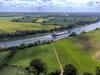 Frachtschiff auf dem Nord-Ostsee-Kanal